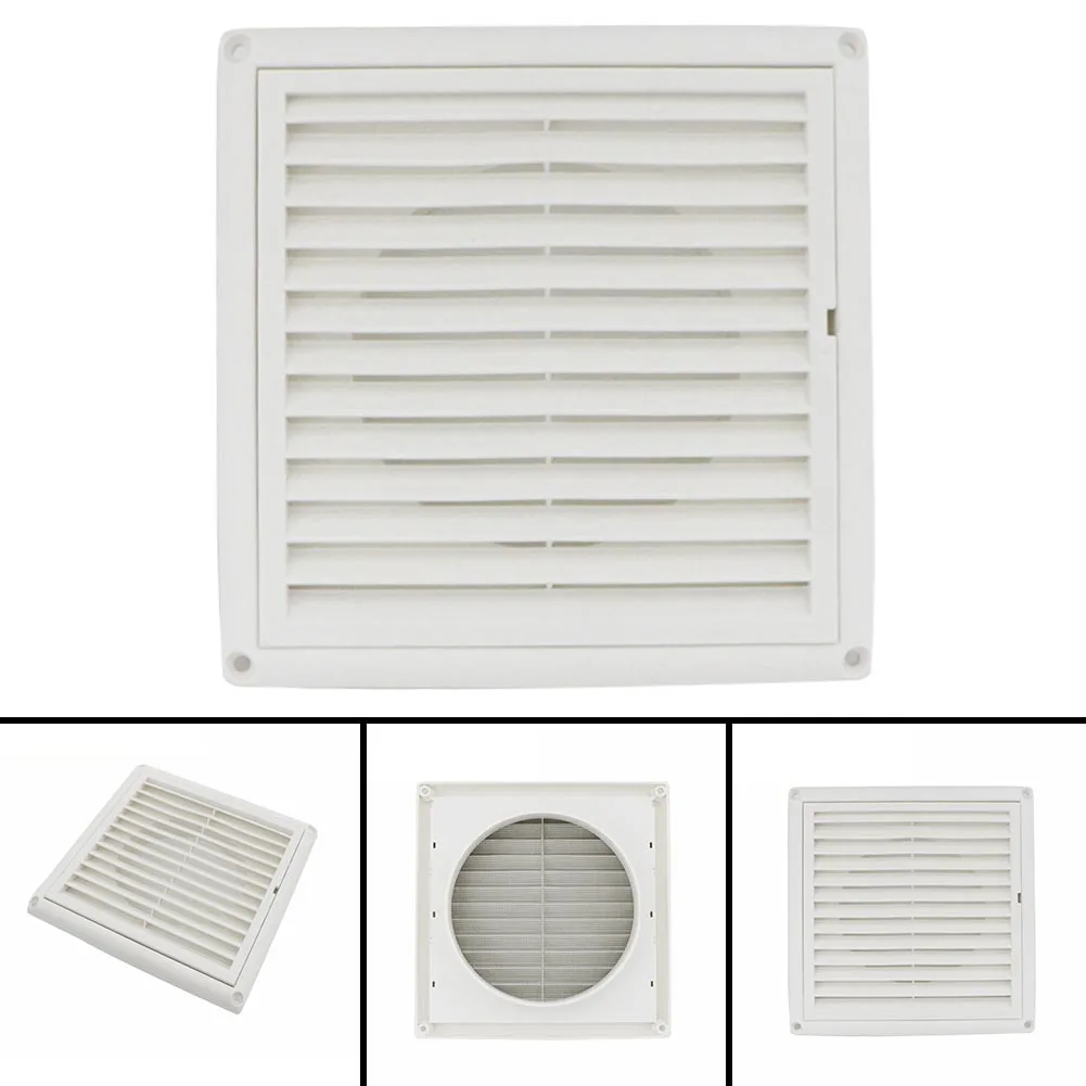 

Anti-mosquito Net Grille Vent Ventilation Exhaust White Air Vent Exhaust Hood Grille Vent Grille Ducting Cover