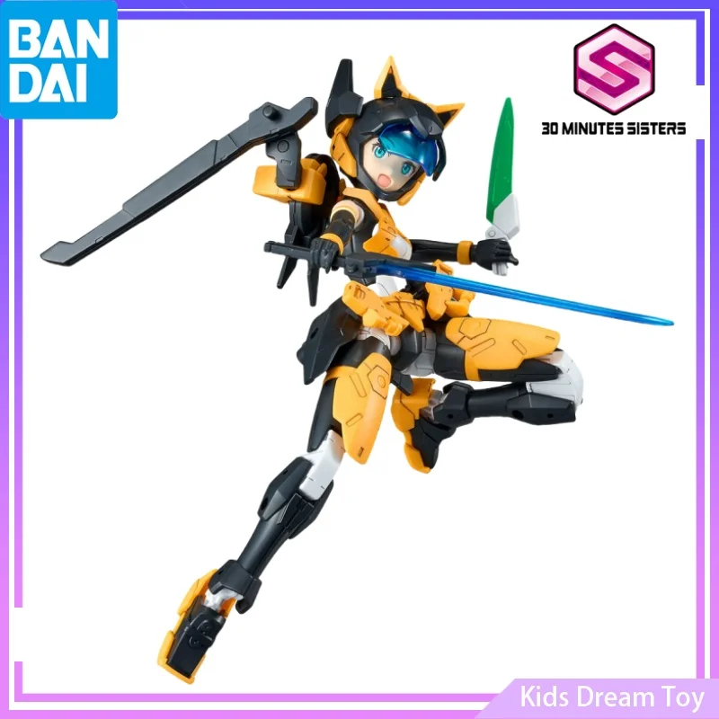 Bandai в наличии оригинальные 30-летние аниме-фигурки MINUTES SISTERS RISHETTA(FREESIA WEAR)[COLOR A]