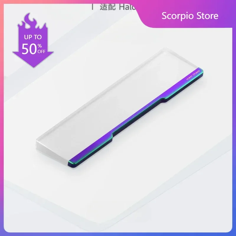 Пользовательский акриловый адаптер для упора на ладони 65% 75% Halo механическая