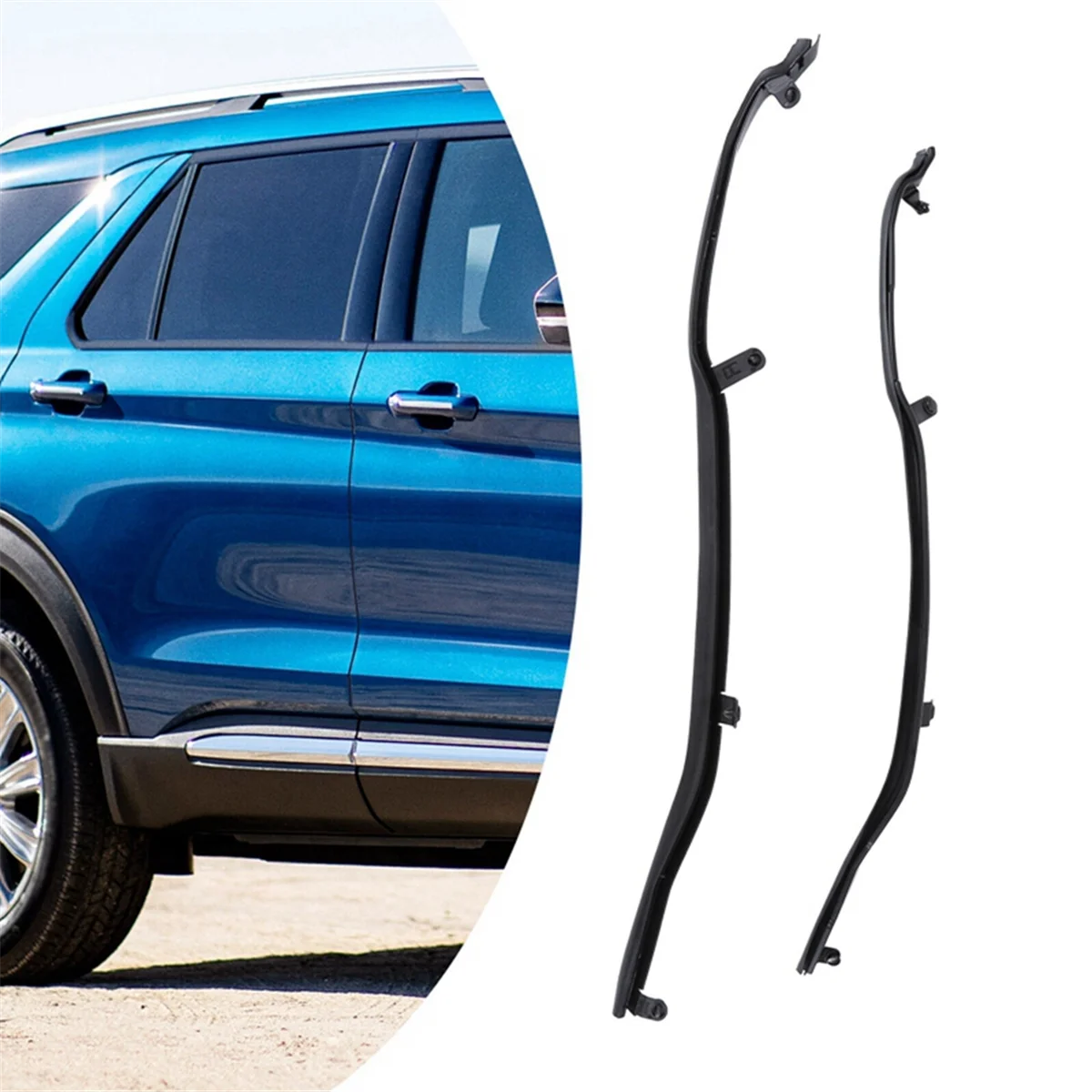 Фото Уплотнитель передней двери задней двери для Ford Explorer 2011-2019, замена аксессуаров BB5Z 7825324 Б правый №5