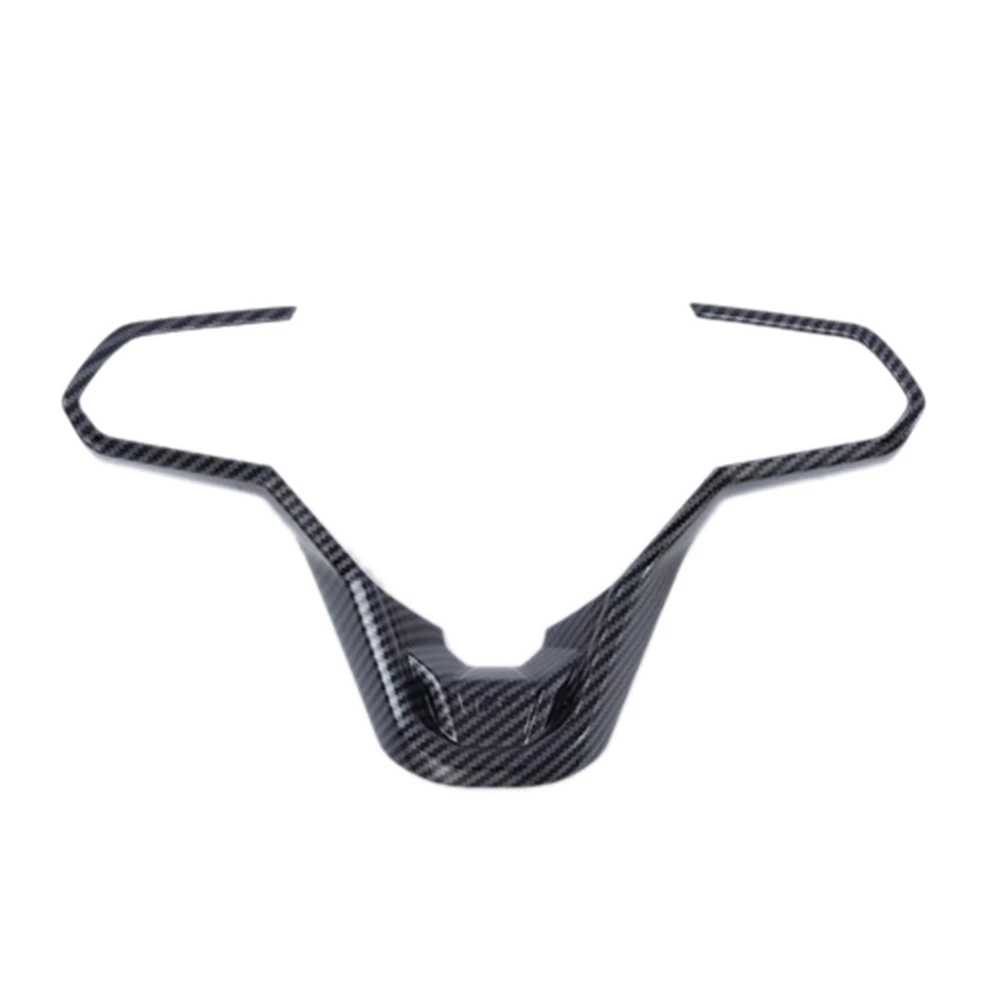 

Car Carbon Fiber Steering Wheel Panel Cover Trim Decoration Frame Sticker For-VW ID.6X 2022 2023