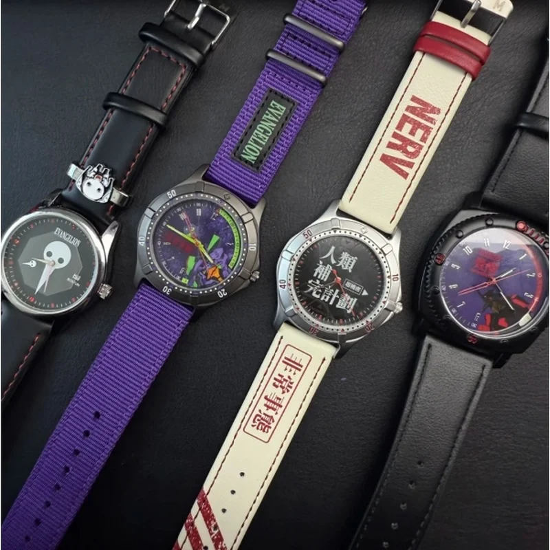 Фото В наличии BOXFUN Asuka Ayanami Rei Unit 1 EVA Time Completion Project Series Кварцевые часы-сюрприз (Blind Box) Аниме-часы в подарок №5