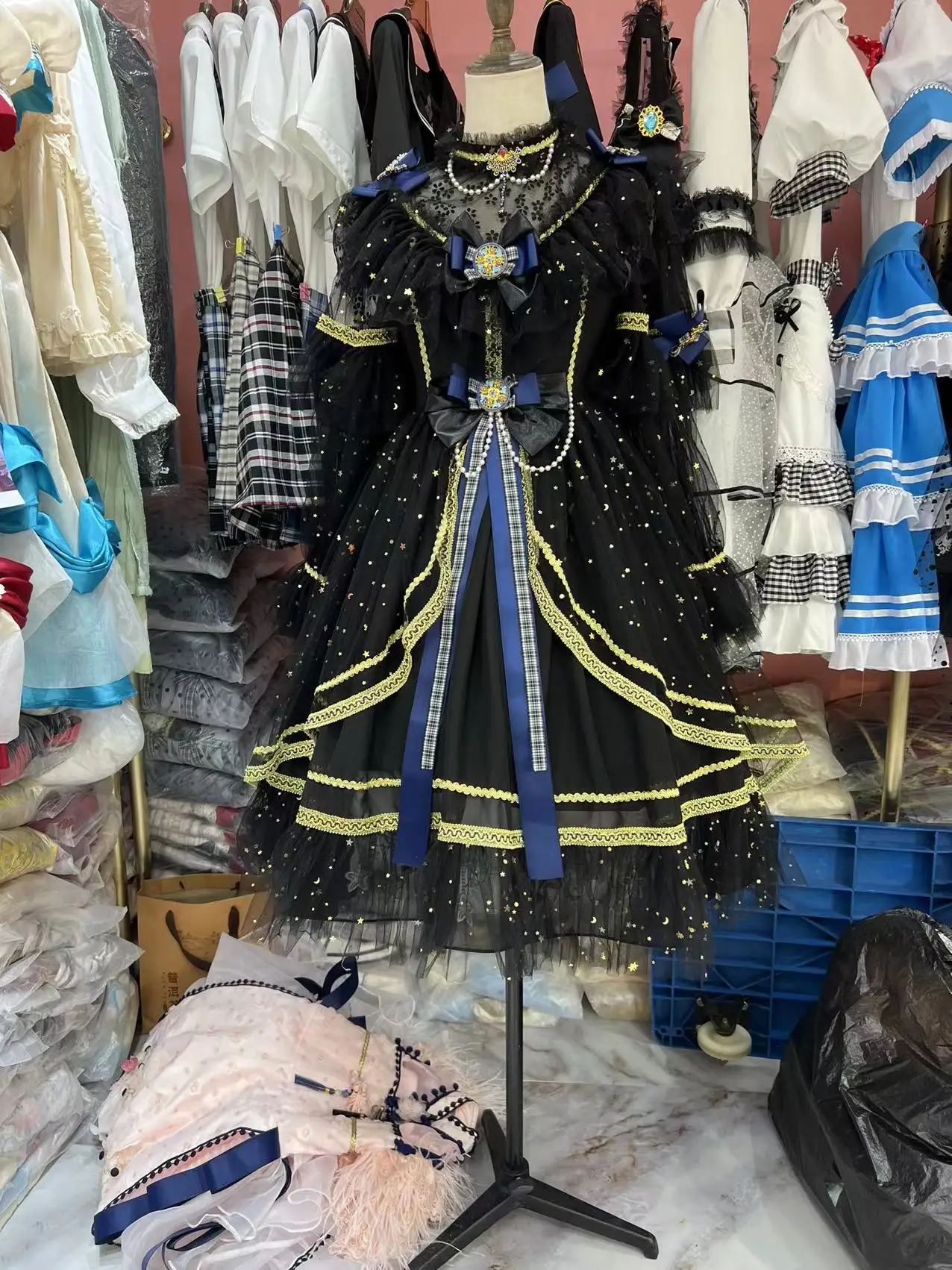 

Женское классическое кружевное платье GY загадка, платье принцессы с коротким рукавом, юбка-баллон в стиле "Лолита", платье для Пасхальной ве...