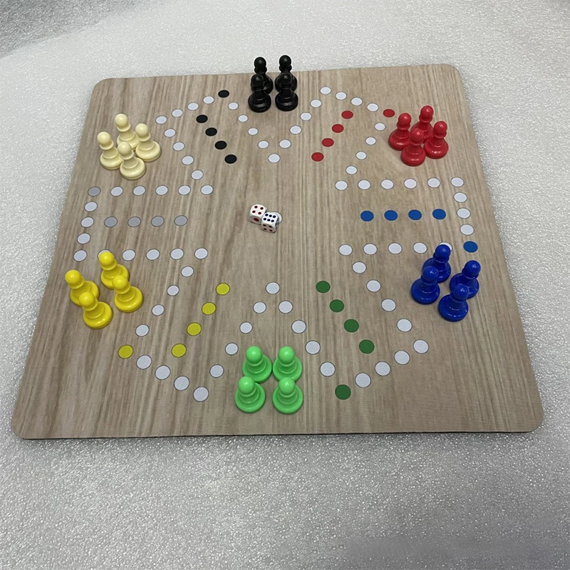 Открытый 6-плеевой летающий шахмат Ludo Jackaroo резиновый коврик шахматная доска 35 см