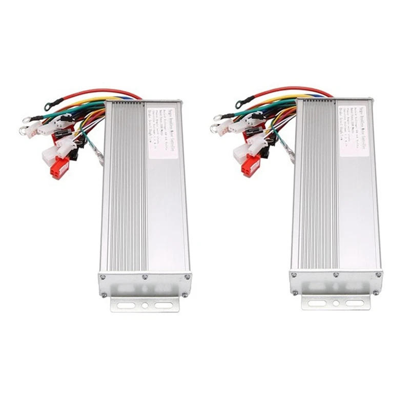 2Pcs 48V 60V 64V 1500W Brushless Controller/Ebike Controller/Bldc Motor Controller For Electric Bicycle/Scooter