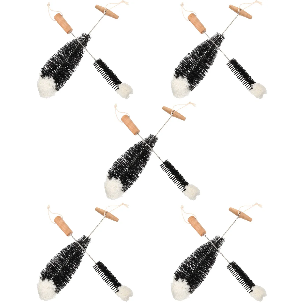 

10 pcs Compact Multifunctional Practical Cup Cleaning Brushes Cup Cleaner Brushes Bottle Cleaner Brushes