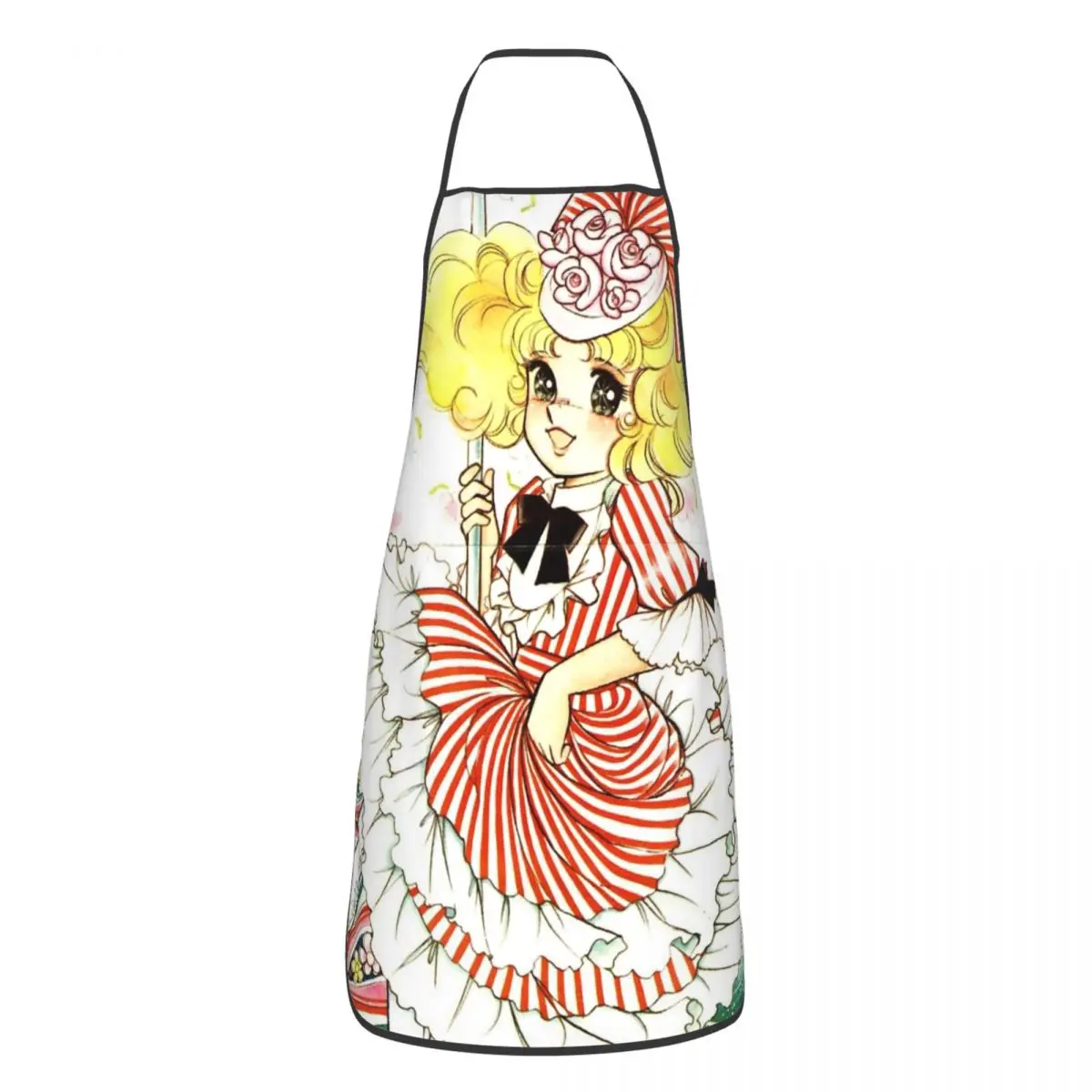 

Candy Candy Apron Cuisine Cooking Baking Household Cleaning Gardening Anni 80 Cult Color Bibs Kitchen Antifouling Tablier Chef