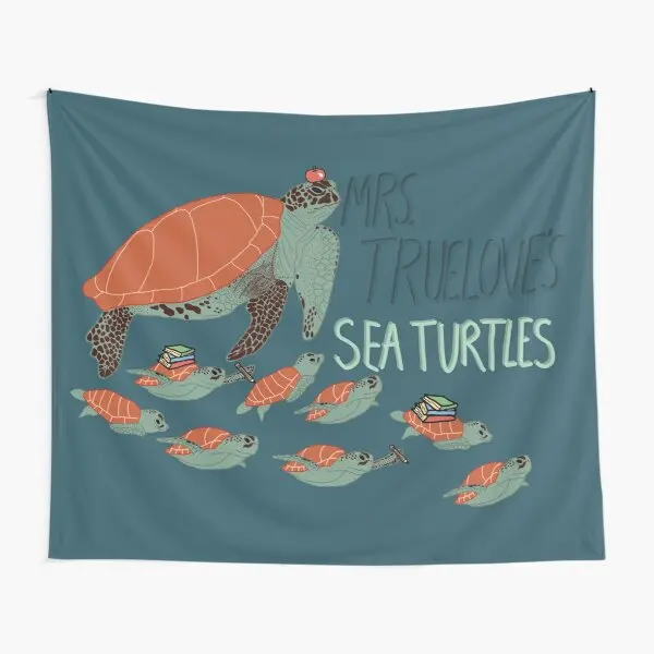

Mrs Trueloves Sea гобелен черепаха Art Living Decoration Yoga цветной декор, дорожное одеяло, красивое полотенце, коврик с принтом