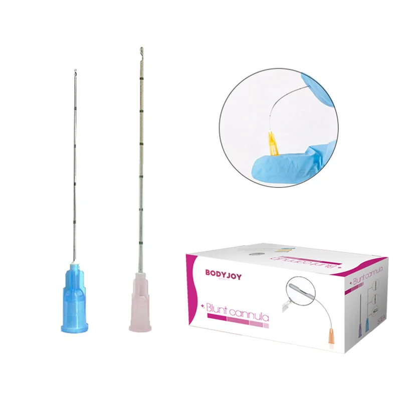 Disposable Blunt Tip Cannula for filler injection 21G 22G 23G 25G 27G 30G Facial Filling Nose slight blunt needle