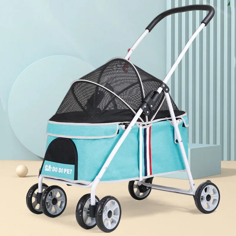 

Pet Stroller for Medium Dogs Outdoor Cart for Dog Companion Animal Stroller with Wheels Folding Cart Cats Small Dog Stroller