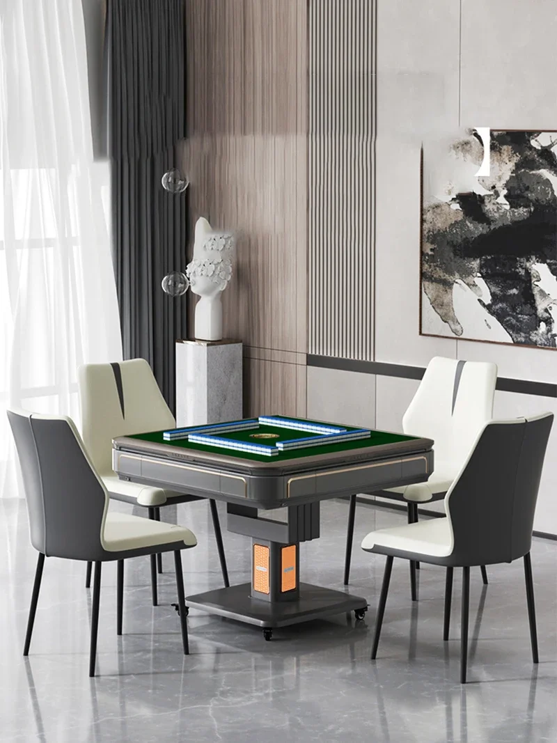 Современный ультратонкий обеденный стол складной бесшумный для Маджонга