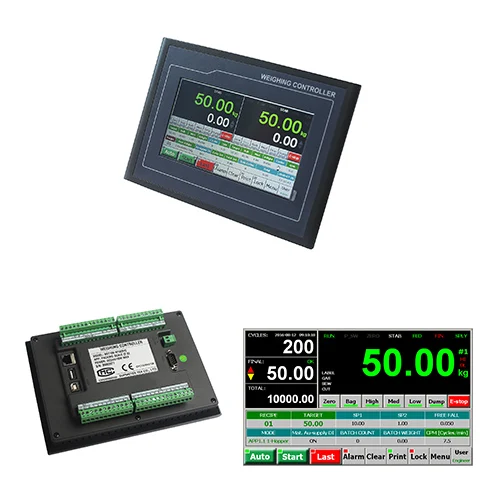 

Double-scale packing weighing bagging controller for rice weighing with definable DI DO AO COM port
