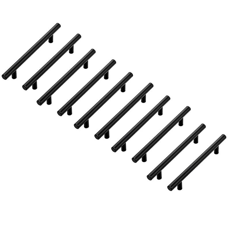 

AT35 Cupboard Handle Brushed Stainless Steel Kitchen Cabinet Door Knob Furniture Drawer Pull Hardware Pulls Bar Handle