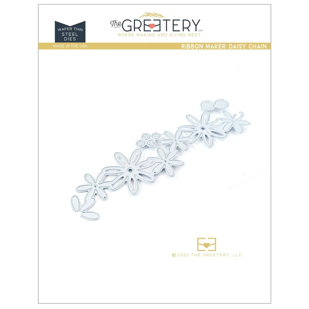 2023 AliliArts металлические Вырубные штампы Маргаритка лента для рукоделия