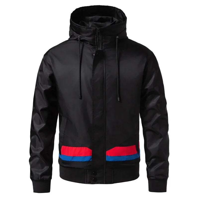 2024 модная мужская весенне-осенняя водонепроницаемая ветрозащитная куртка с