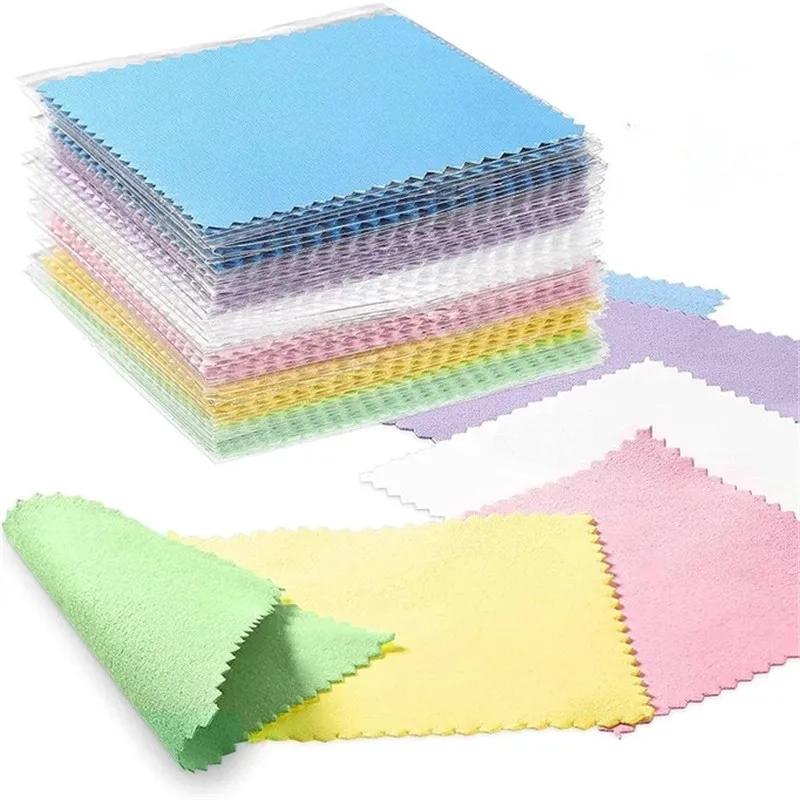 

5 шт., салфетка для полировки серебра и золота