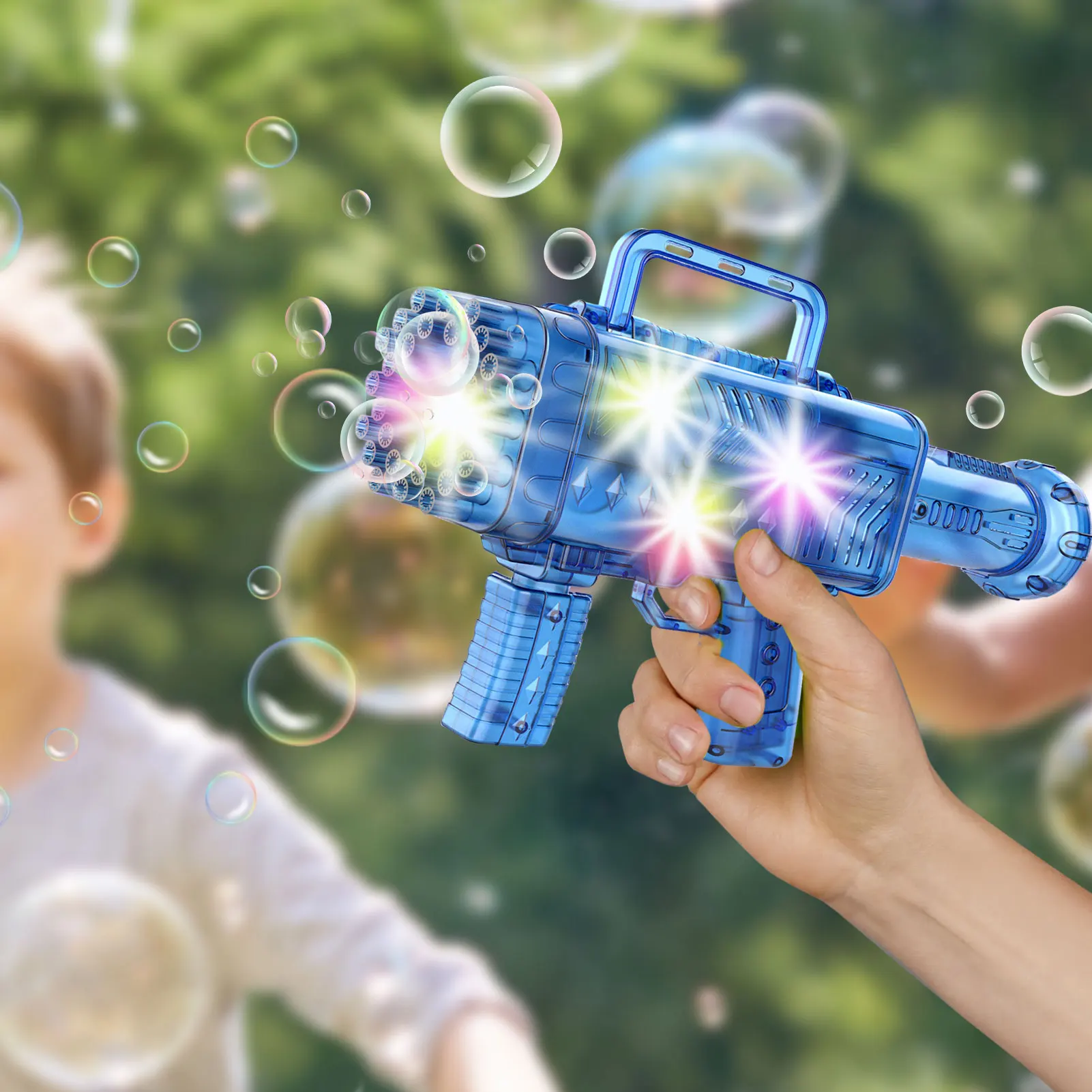 

Hot Sales Electric Bubble Machine 46 Hole Bubble Machine Magic Bubble For Bathroom Outdoor Toys Party Favors Summer Toy For