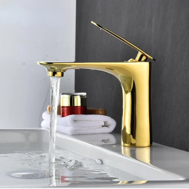Basin Faucets Hot&ampCold Sink Mixer Bathroom Tap Brass Gold/Chrome/White/Red/Black Faucet Crane | Обустройство дома