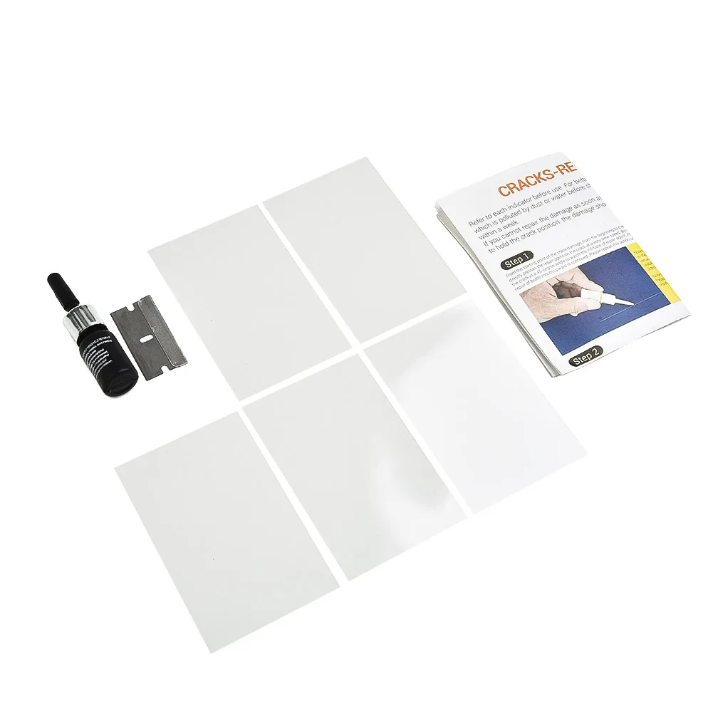 

Car Windshield Repair Kit Quick Fix Car Cracked Glass Windscreen Repair Tool Kit Resin Sealer DIY Auto Vehicle Casement Fix Tool