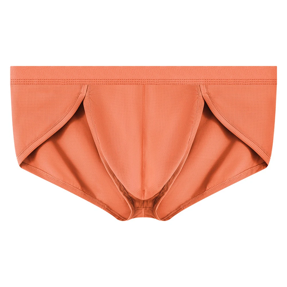 Мужское сексуальное повседневное нижнее белье брифы однотонные шорты