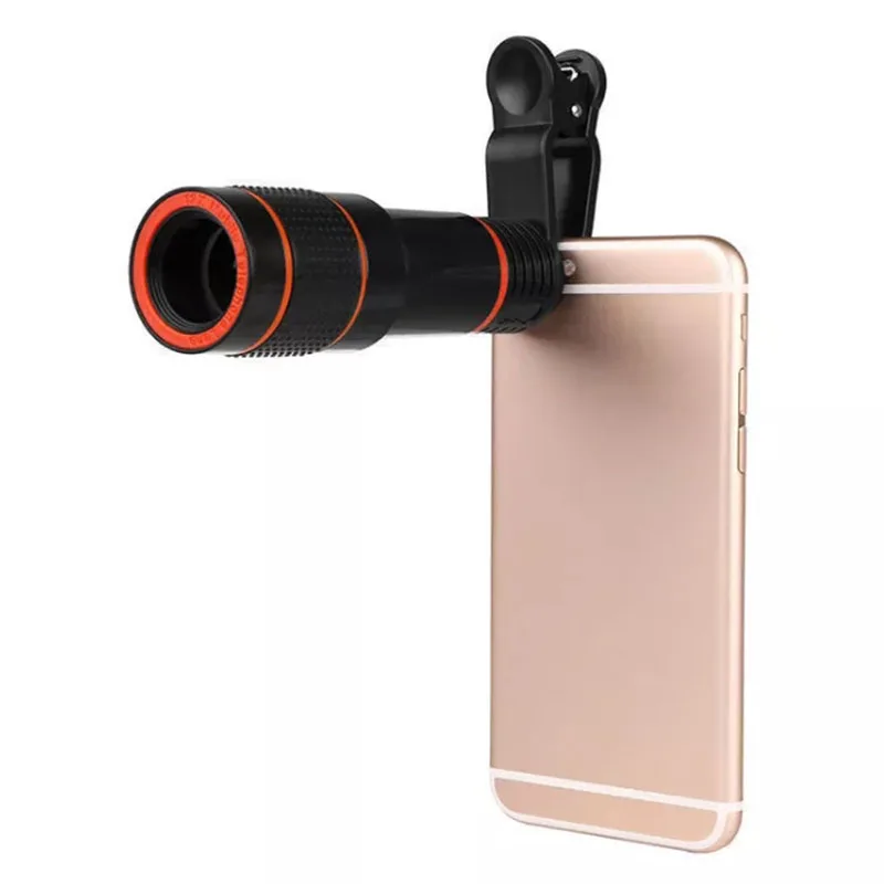 

phone lens 12X Outdoor HD Zoom Optical Zoom Camera wide angle mobile phone external lens Huawei iPhone Smartphone Accessories