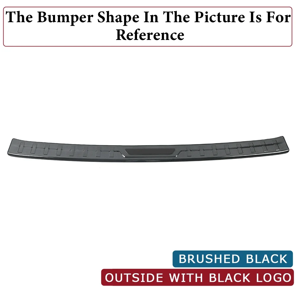 

1 шт. по индивидуальному заказу для бампера багажника, автомобильные аксессуары, защитная накладка на заднее крыло из нержавеющей стали, наклейка, украшение