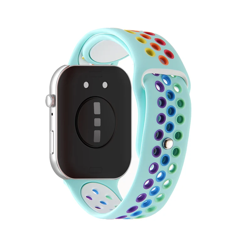 Двухцветный мягкий силиконовый спортивный ремешок для Huawei Watch Fit 3 fit3, сменный Браслет (art.: 3920c813aa0ee) - 3920c813aa0ee