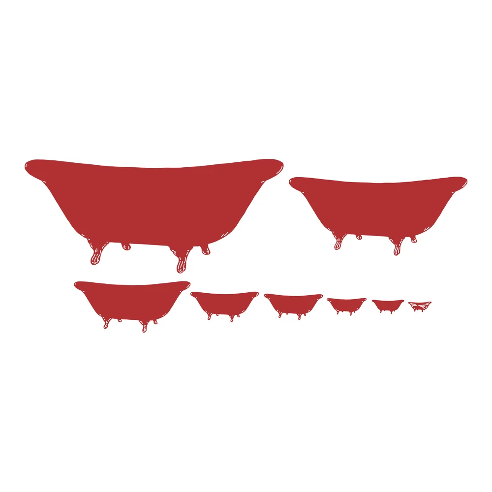 

Mini Bathtub New Metal Cutting Dies For 2022 Scrapbook Diary Decoration Embossing Template Diy Greeting Card Handmade