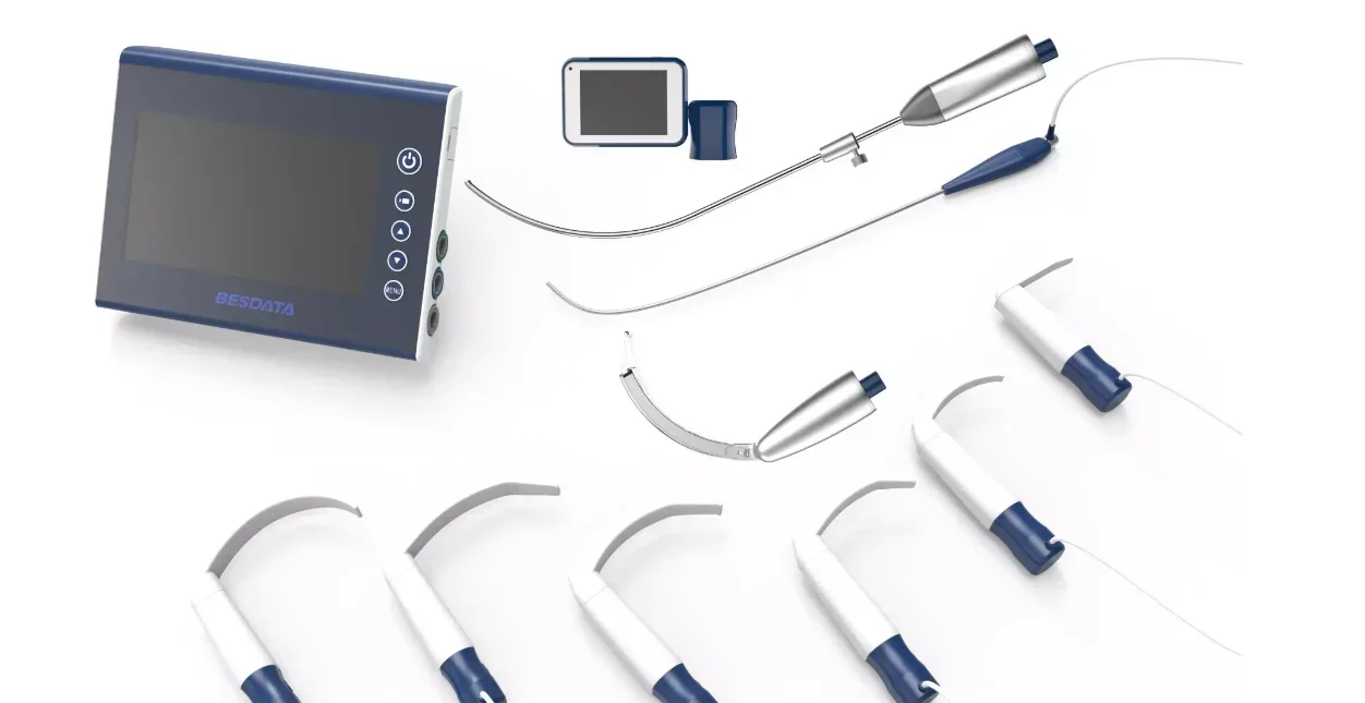 Многофункциональные 7-дюймовые видеоларингоскопы высокого разрешения