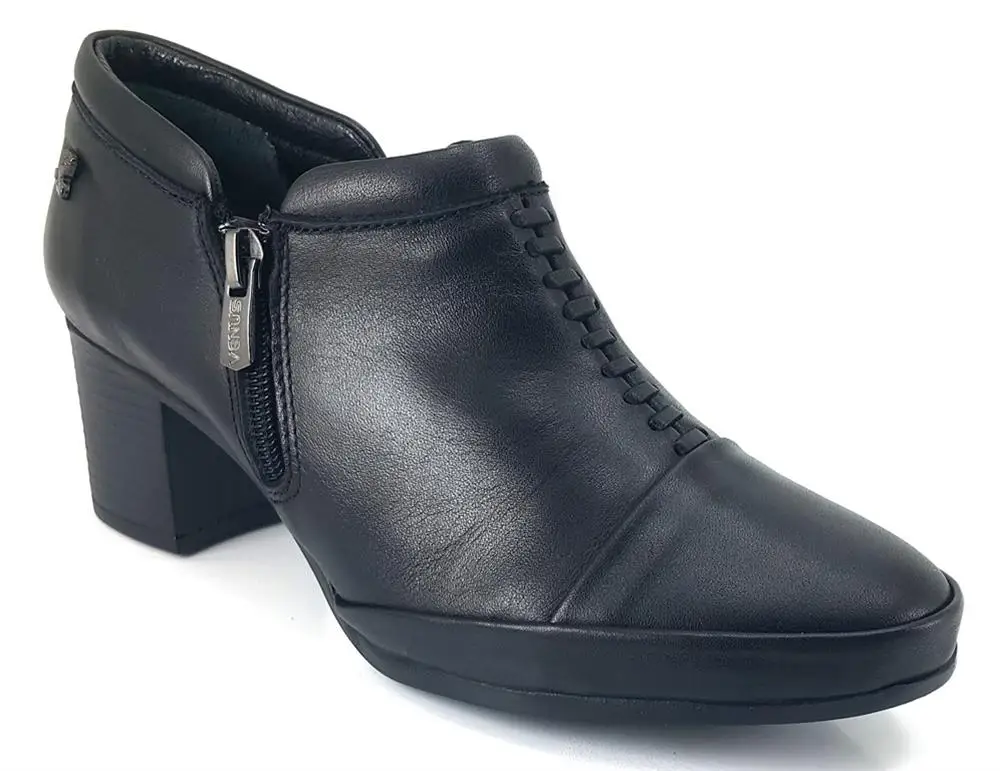 

2023 Trending New Season Model Genuine Leather Shoes Personalized And Comfortable Black Venus 1368 22KA Daily Women's Shoes