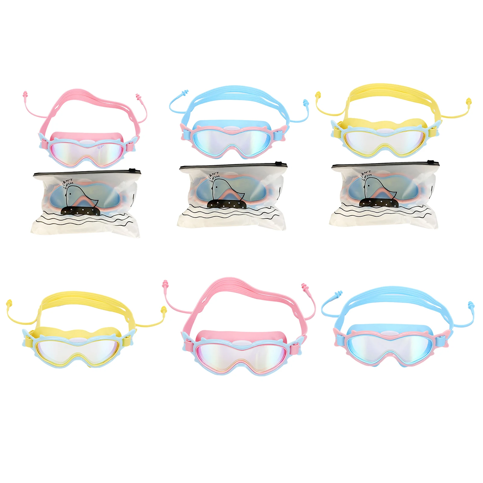 

Детские очки для плавания на открытом воздухе, Силиконовые противотуманные, с широким обзором, для мальчиков и девочек, детские очки, большая оправа для бассейна