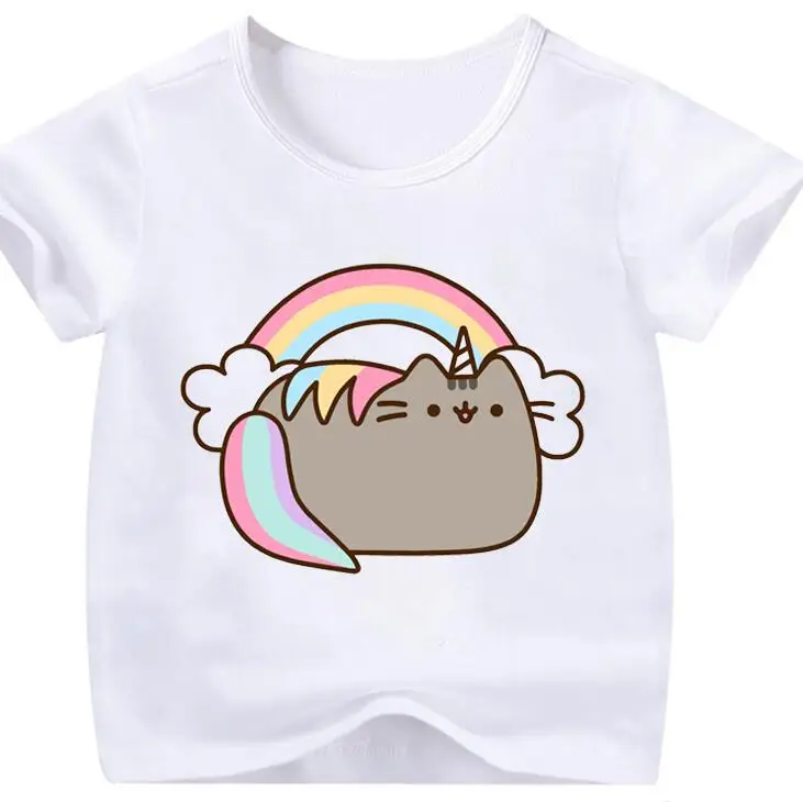 

Coffee Cat Angel Graphic Print Tshirt Girls/Boys Kids Clothes Kawaii Children Clothing Summer Fashion T Shirt Summer Tops T-Shir