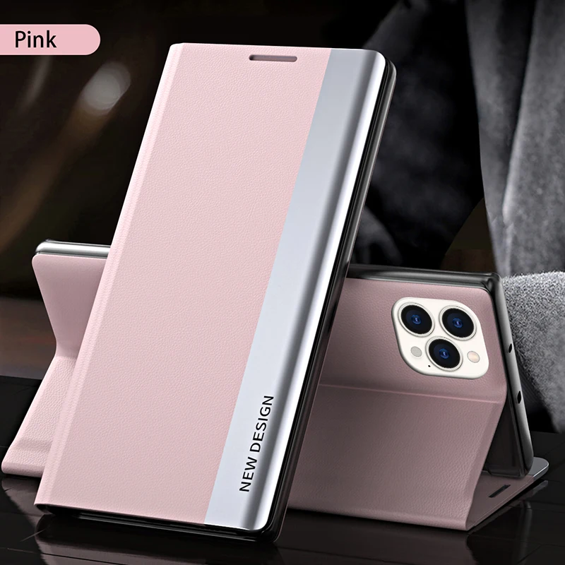 Flip Phone Case For Samsung S 22 21 20 10 8 9 7edge Note Plus Ultra Luxury leather Stand Magnetic Cover Coque |