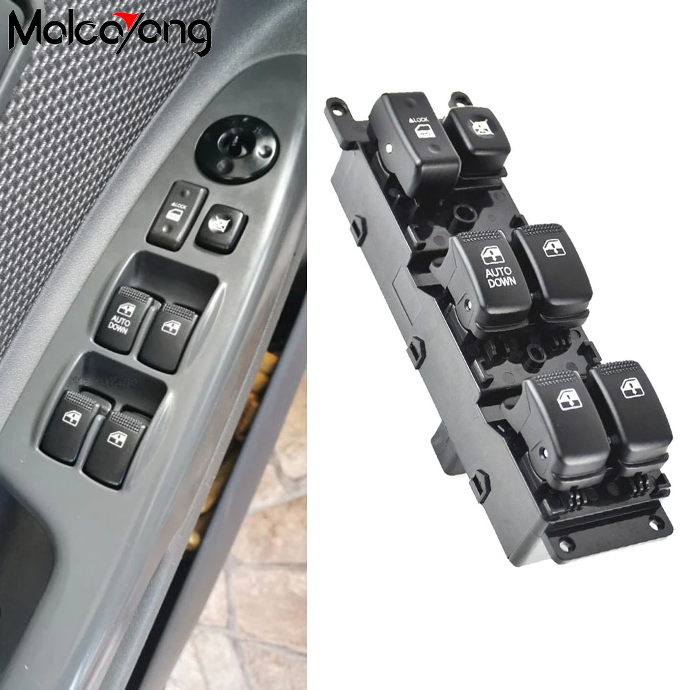 

FOR KIA RiO 2007 2008 2009 Front Left Electric Control Power Master Window Lifter Switch 93570-1G200 935701G200 Car Styling