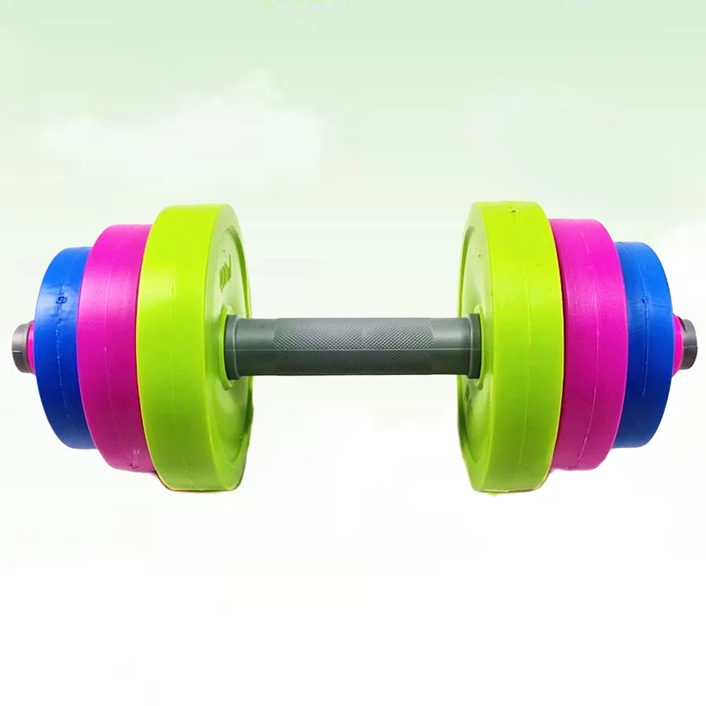 

1 Set Practical Children Dumbbell Bodybuilding Exercise Equipment Training Arm Muscle Fitness for Kids Gym Home (Short Style)