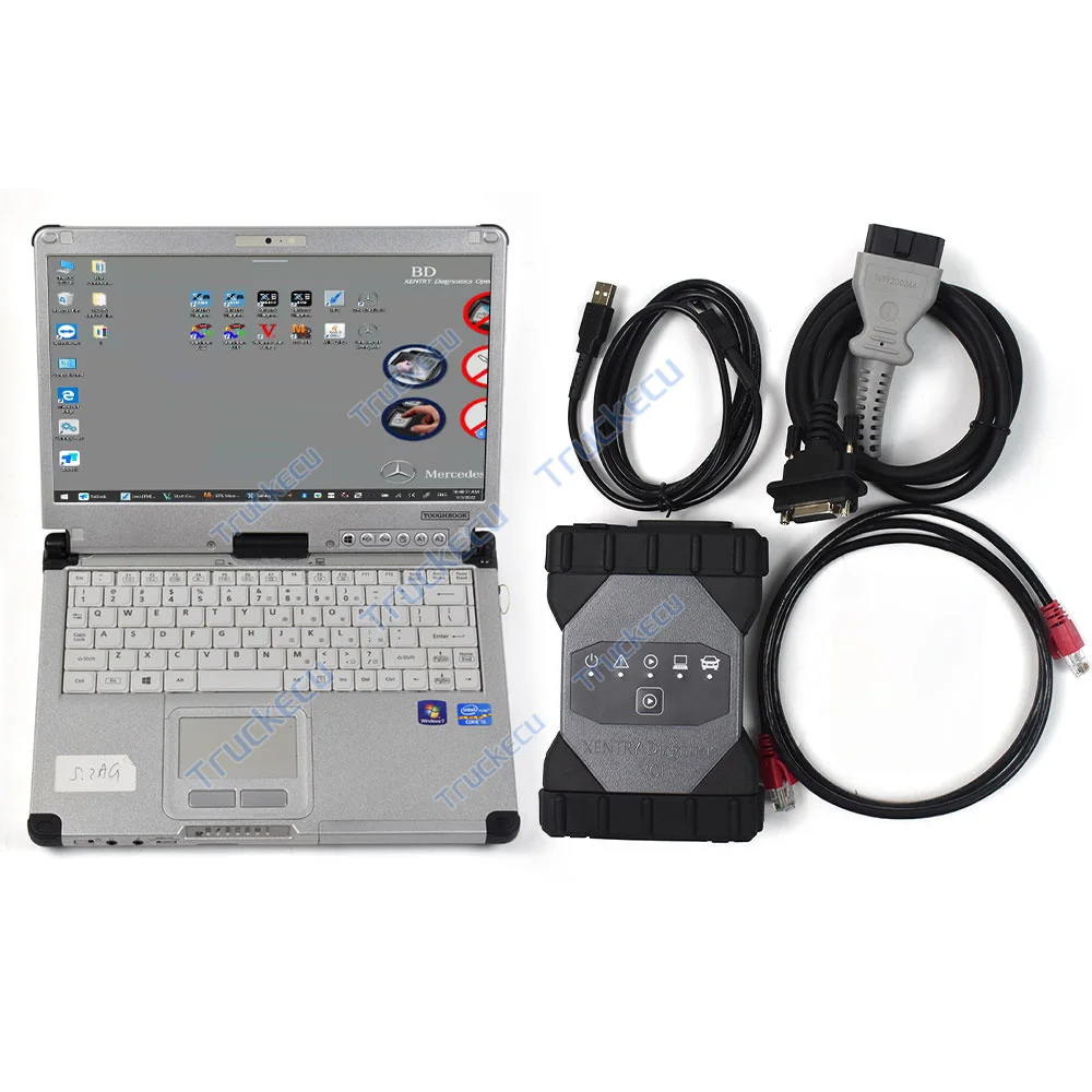 CF C2 laptop+MB STAR C6 Multiplexer wifi DOIP for Benz mb SD Connect C6 xentry das wis epc VXDIAG c6 truck diagnostic tool
