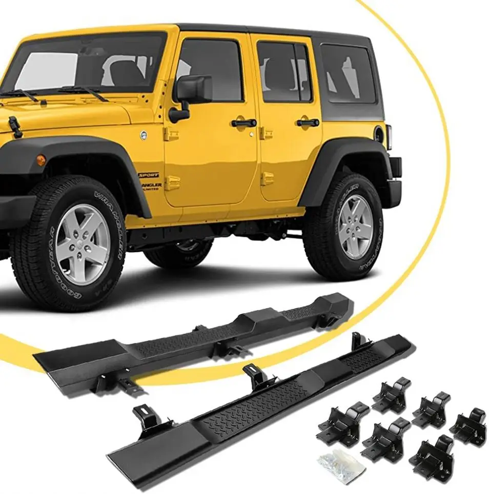 

2007-2017 4x4 4door Car Offroad Auto Accessories side step for jeep wrangler jk