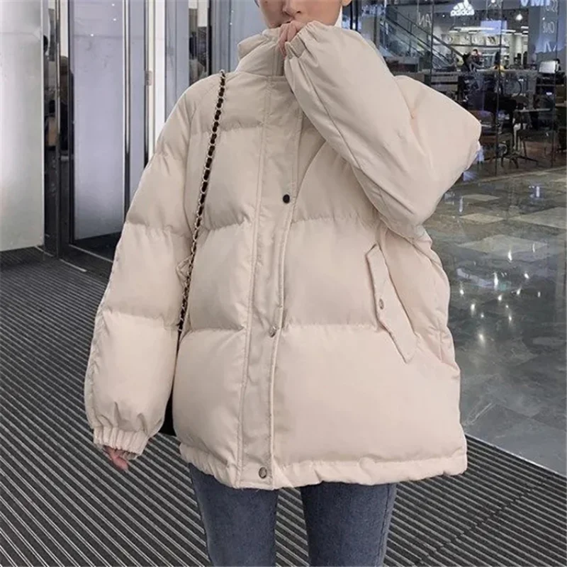 Women Thicken Warm Parka Coat Loose Oversized Women's Winter Bread Coat Hooded Outwear Padded Woman Parkas Jackets Winter Coat