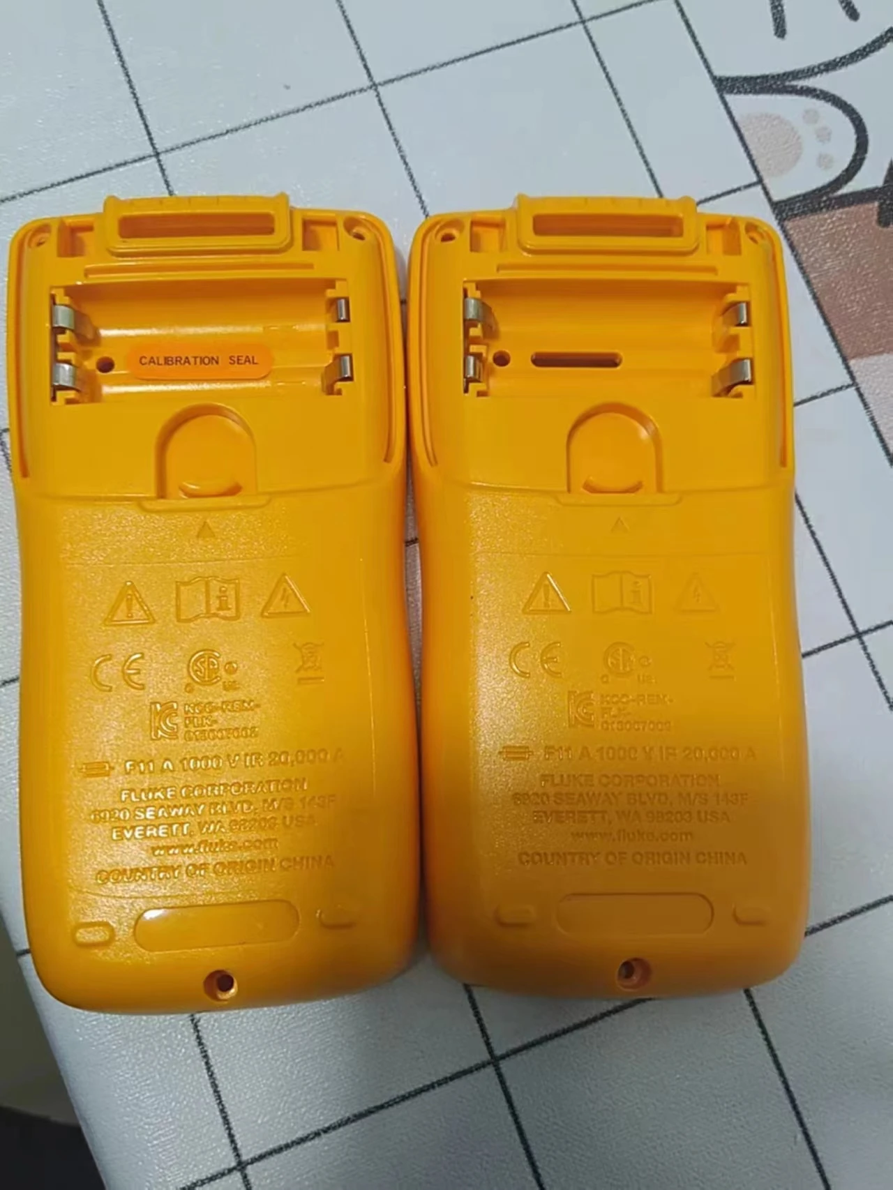 

FLUKE 106 107 Multimeter Original New Rear Housing Rear Cover Free of Freight
