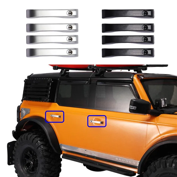 

Металлическая дверная ручка для радиоуправляемого автомобиля Trax Trx4 Bronco Trx6 G63 Rc4wd Yikong Axial Scx10 Iii 1:10