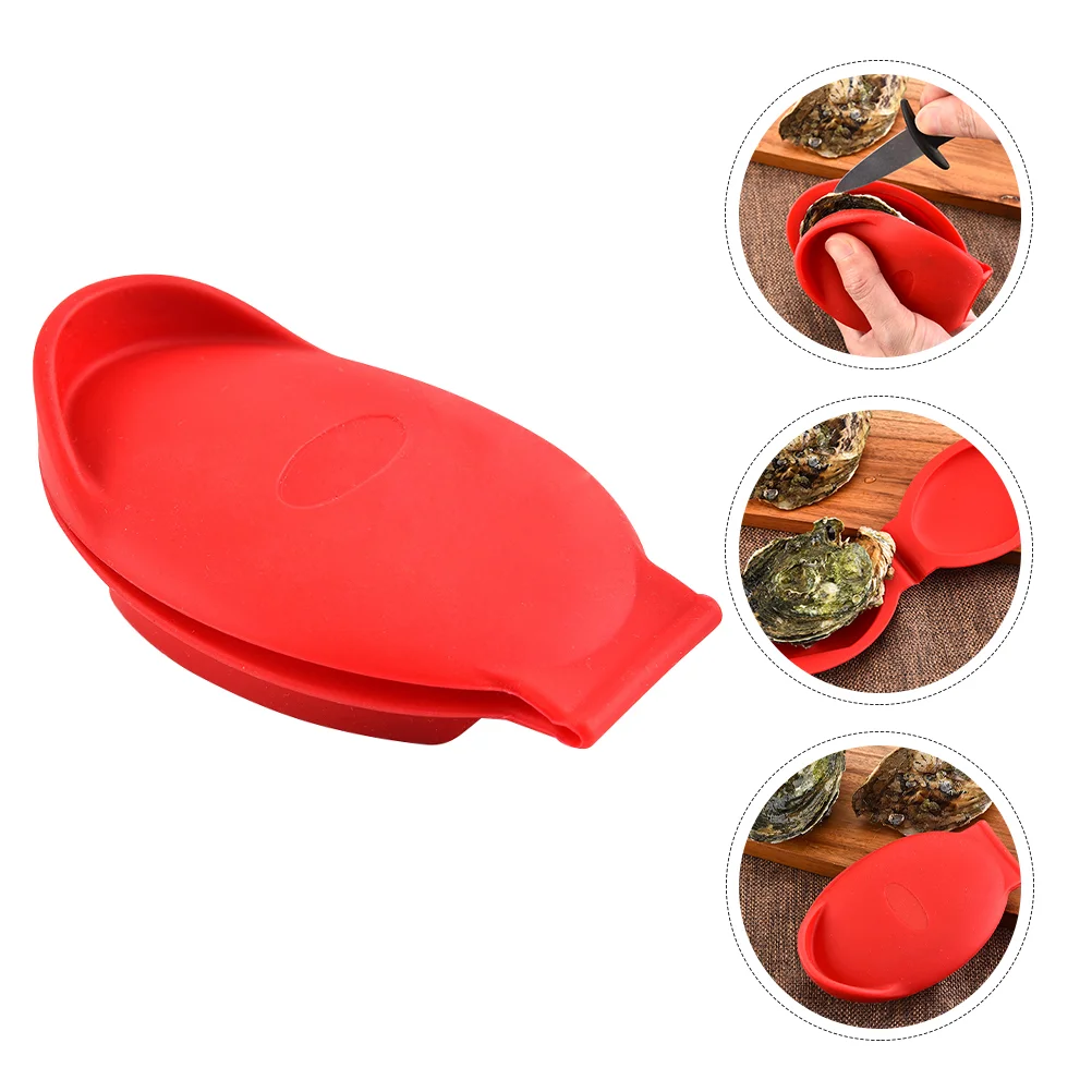 

Handguard Kitchen Tool Oyster Shucking Clip Shucker Seafood Silicone Oysters Opener Clamp Shell Tools