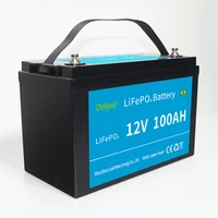 US STOCK Hot Selling LiFePO4 Battery12V 100Ah Deep Cycle Solar RV Caravan Marine 12 Volt Lithium Ion Batteries