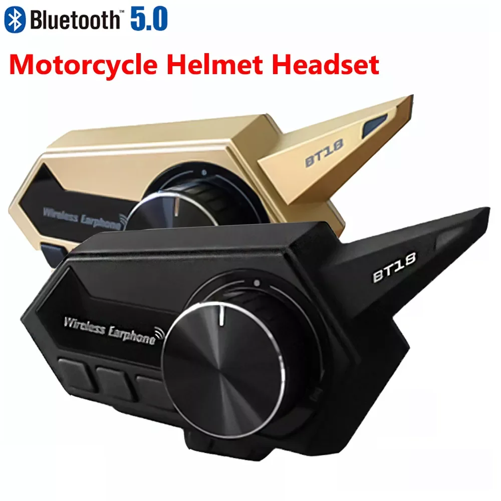 

Bluetooth-гарнитура BT18 для мотоциклетного шлема с поддержкой Bluetooth 5,0