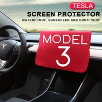 for tesla model3 2017 2022 modely without logo sleeve slip on sunshade screen protector screen dust cover auto accessories