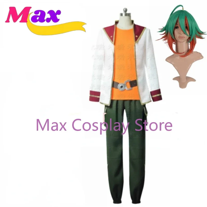 Wby2 Аниме ARC-V Yuya Sakaki Одежда Cos Тканевая форма Косплей Костюм Парик Любой размер YXW