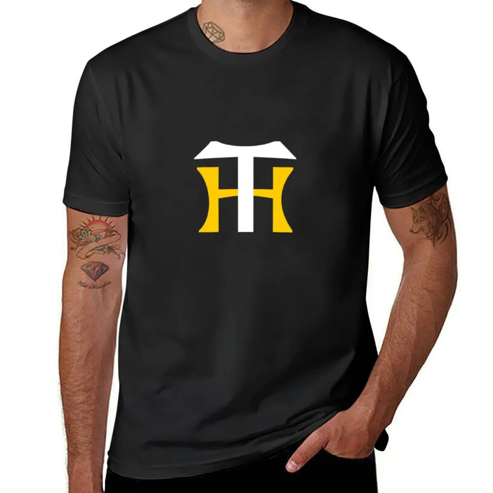 Самая продаваемая футболка Hanshin Tigers Logo 2 принц животных для мальчиков новые
