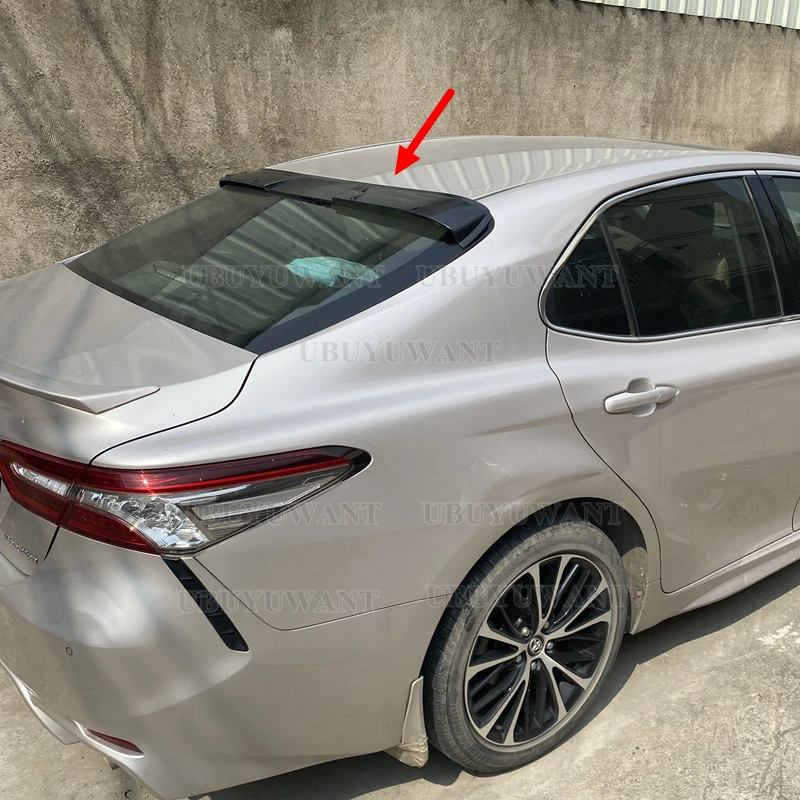 

Авто часть для Toyota Camry спойлер 2018 2019 ABS пластик черный цвет задний Багажник крыло задний спойлер на крышу автомобильные аксессуары