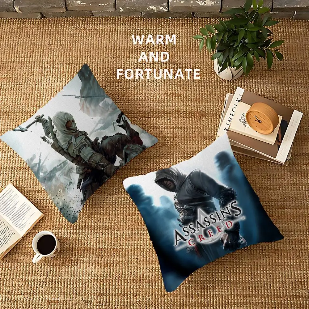 Фото Чехол для подушки Game A-AssassinS C-Creed, чехол для диванной подушки, украшение для дома, подарок для детей №5