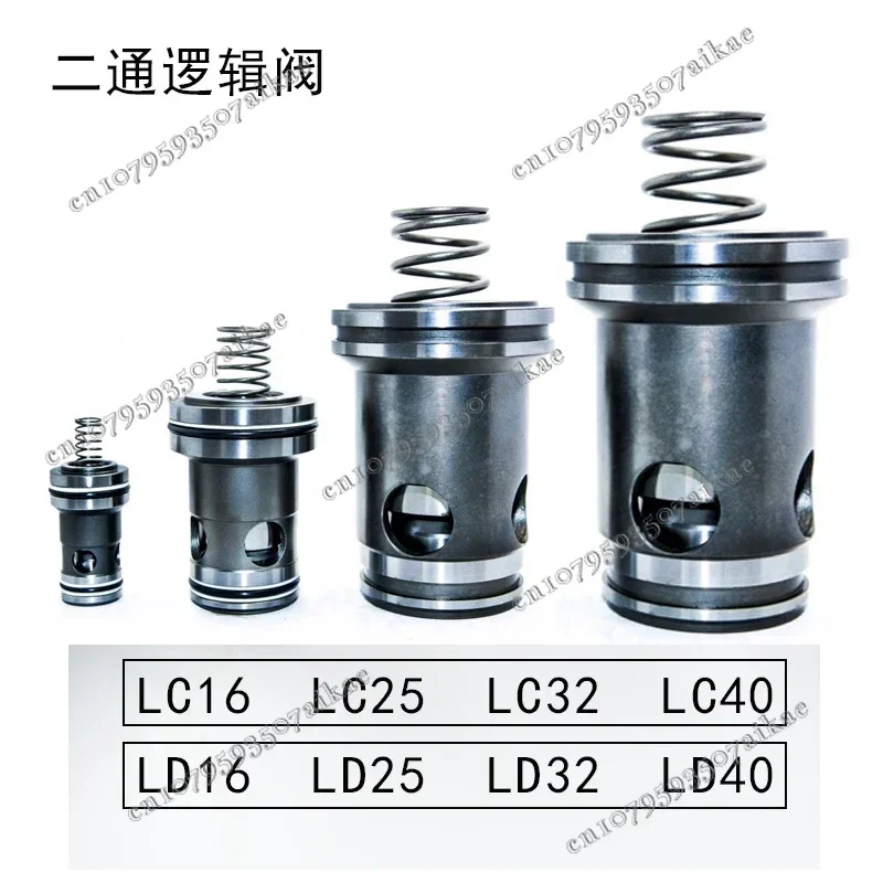 Вставка двуходового логического клапана Гидравлические фитинги LCV/LD 16 25 32 40