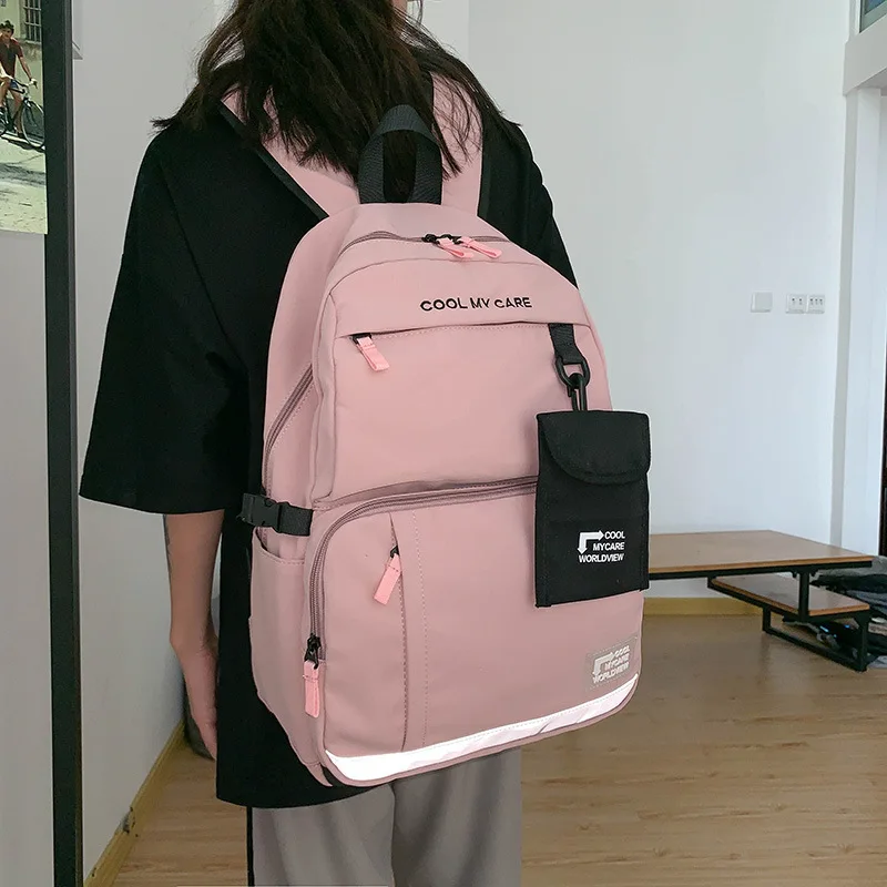 Модный рюкзак 2022, женский рюкзак корейской версии для студентов колледжа, трендовый удобный дорожный рюкзак для влюбленных, мужской